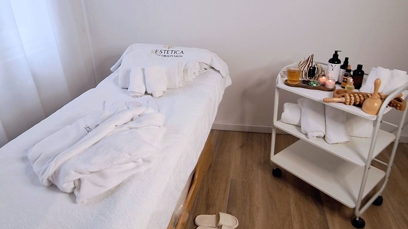 La cabina di MB Estetica a Genova